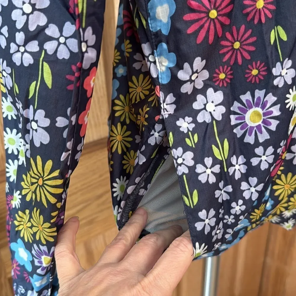 LANDS' END Floral Windbreaker Jacket